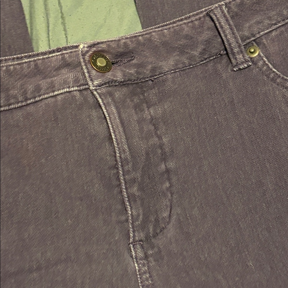 Coldwater Creek Purple Denim Jeans, Size 16P - Picture 7 of 11